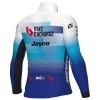 Completo Maglia ML + Pantaloncino con bretelle ML 2022 BikeExchange Jayco Bianco Blu